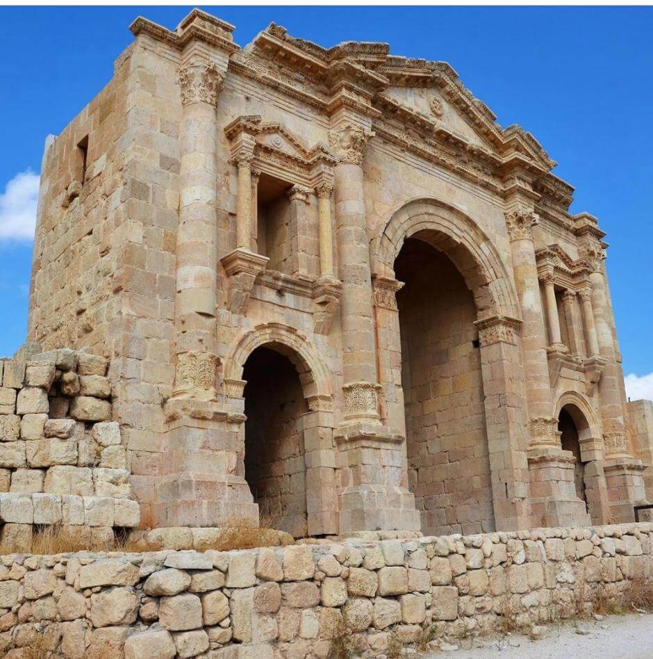 Qué ver en Jerash, Jordania: Arco de Adriano