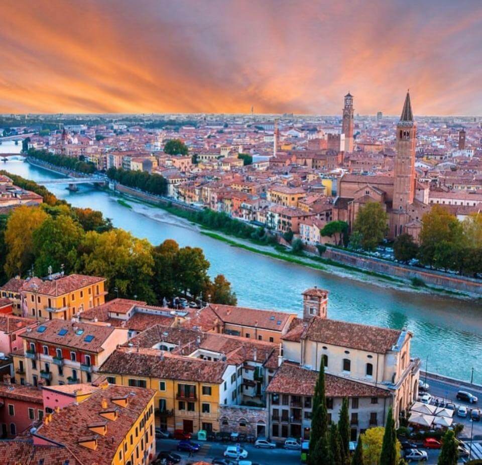 Ruta en tren por Italia: la romántica Verona