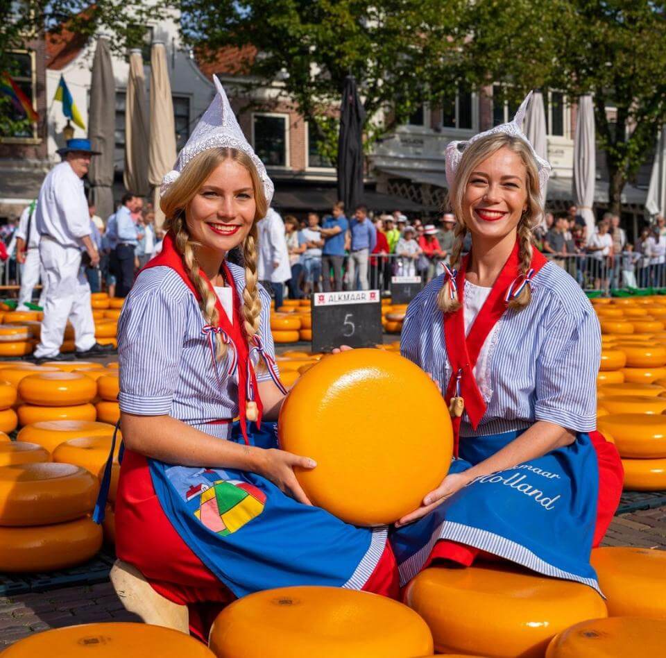 Mercado del queso en Alkmaar